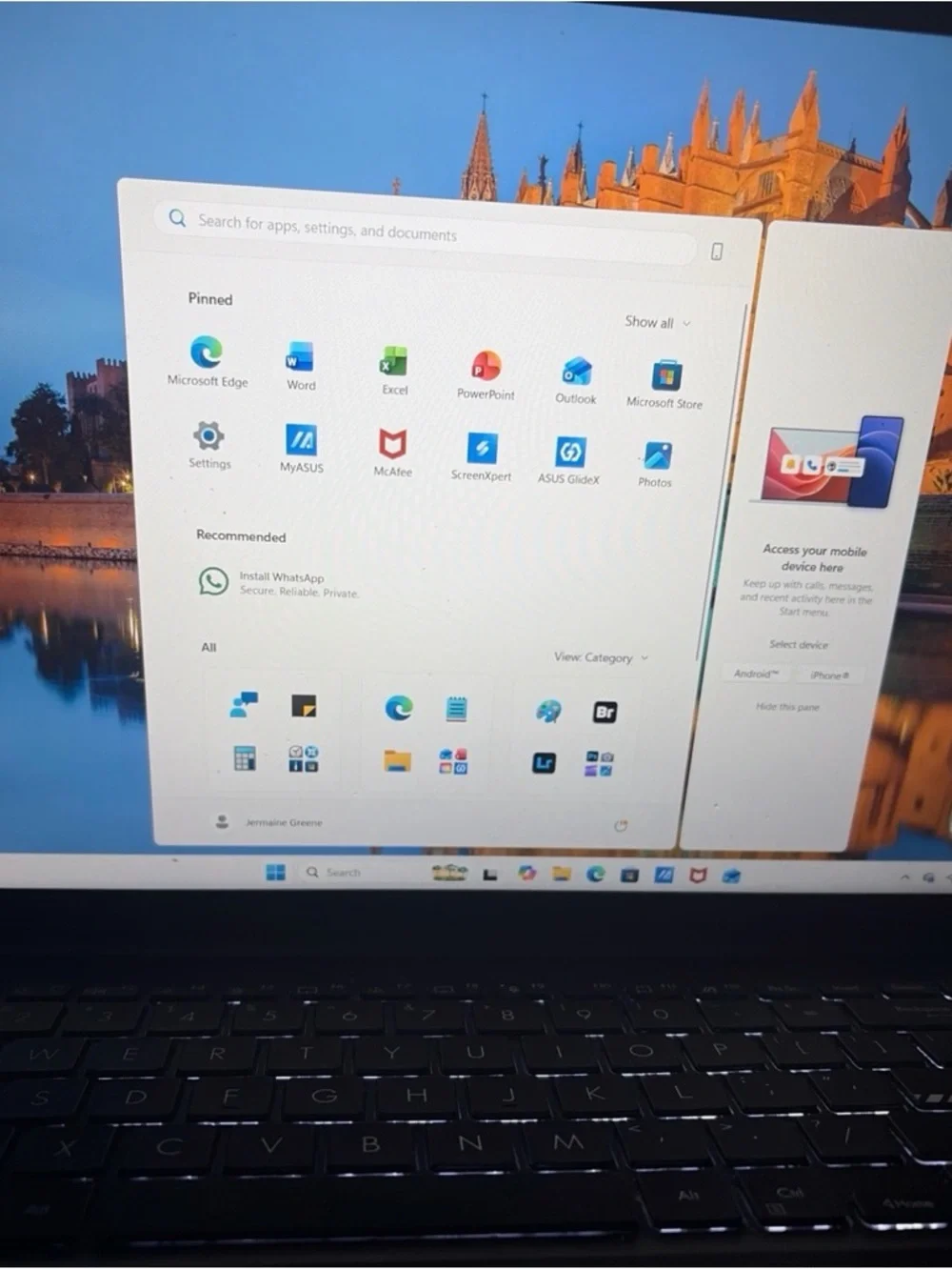 ASUS Vivobook laptop -Black Wireless Laptop Mouse - Slim Portable Design